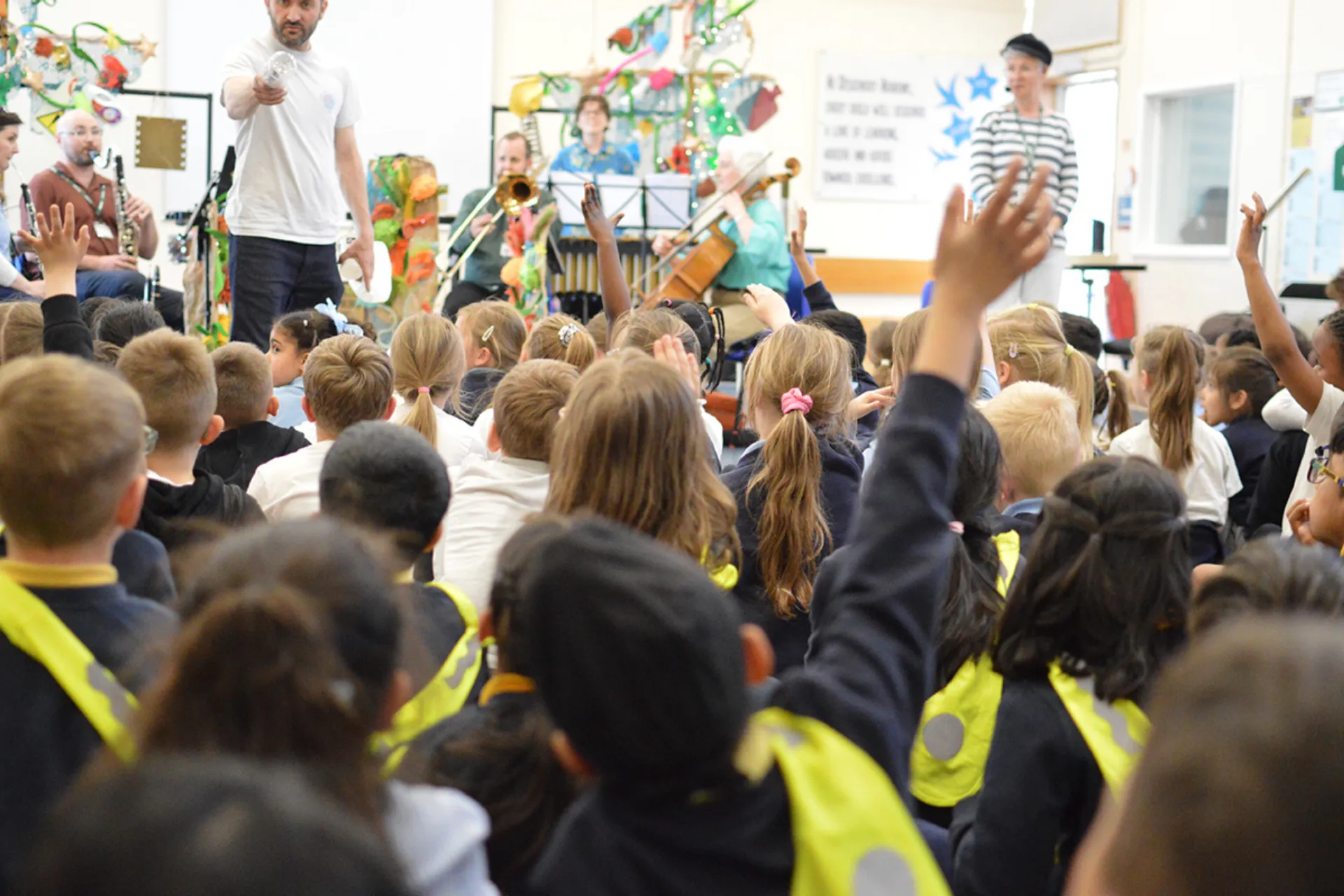 Schools' project performances at 33 primary schools and city celebration day